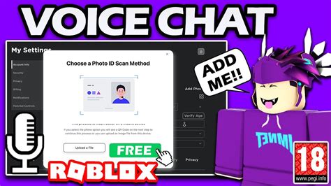 Presented about three weeks after <b>voice</b> visit entered beta, <b>Roblox's</b> age check expects clients to utilize a cell phone to snap a photo of their ID card. . Free roblox accounts with voice chat